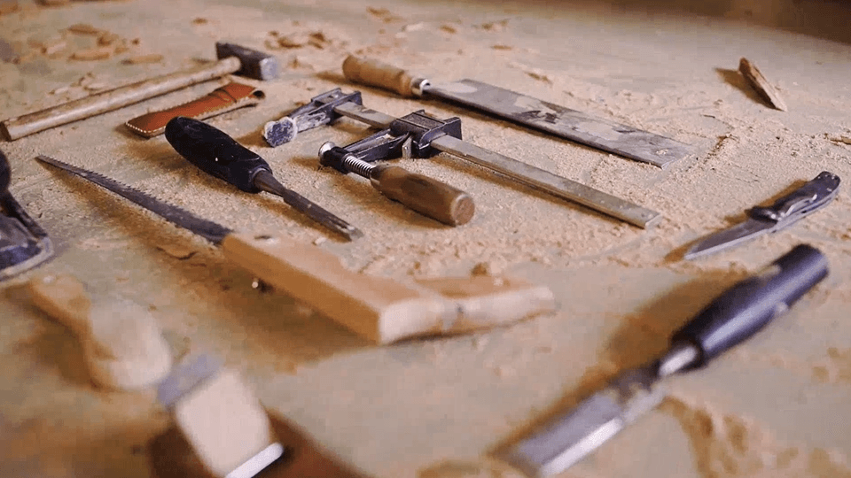 Klasik ahşap torna ayak modeli